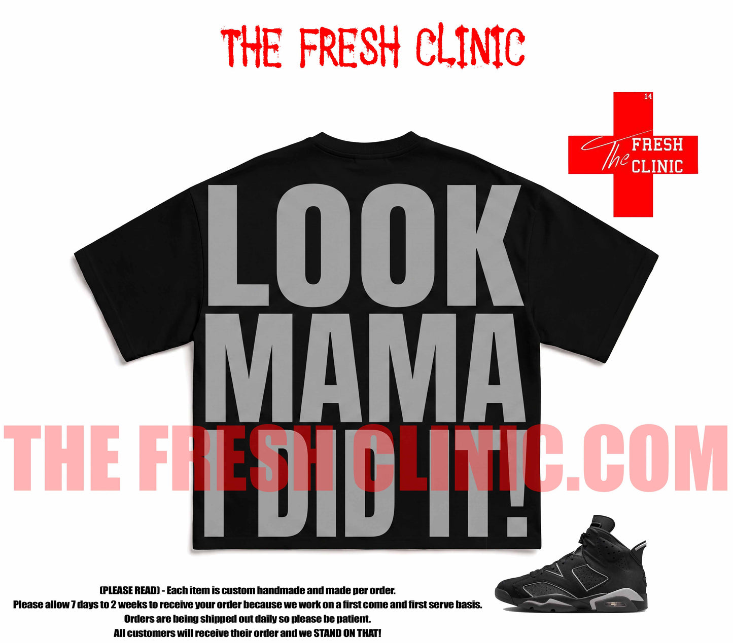 Jordan 6 Cap & Gown (Graduation Day) Custom Tee