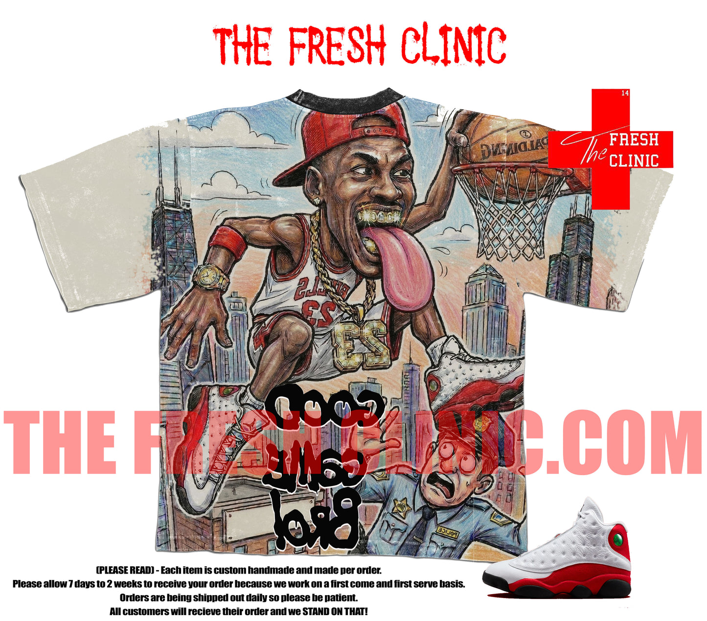 Jordan 13 Chicago (GOOD GAME) Custom Tee