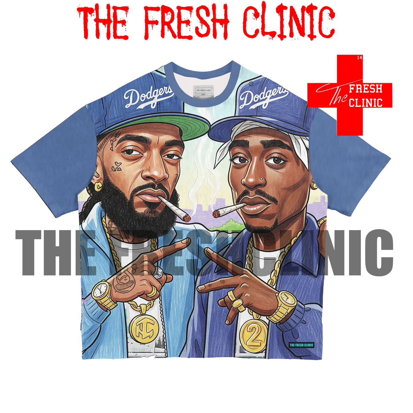 LA LUV (Nipsey & 2Pac) - Oversized Boxy Tee