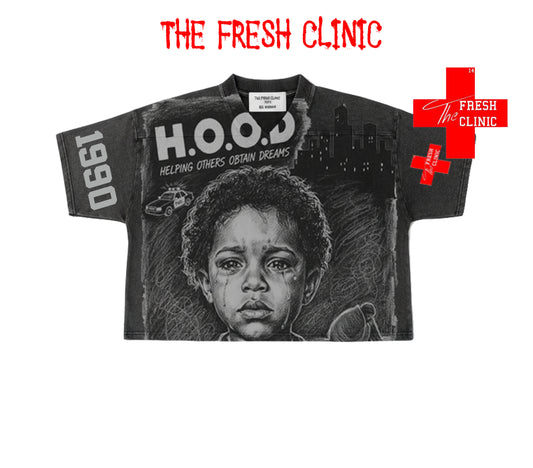 Hood Baby Denim Oversized Boxy Shirt