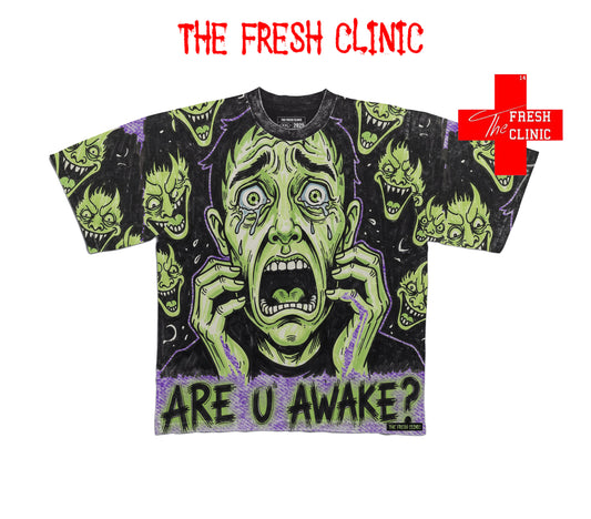 ARE U AWAKE? - Oversized Boxy Tee