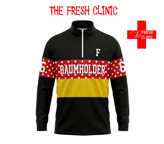 - BAUMHOLDER - QUARTER ZIP - (BLACK, RED, YELLOW)