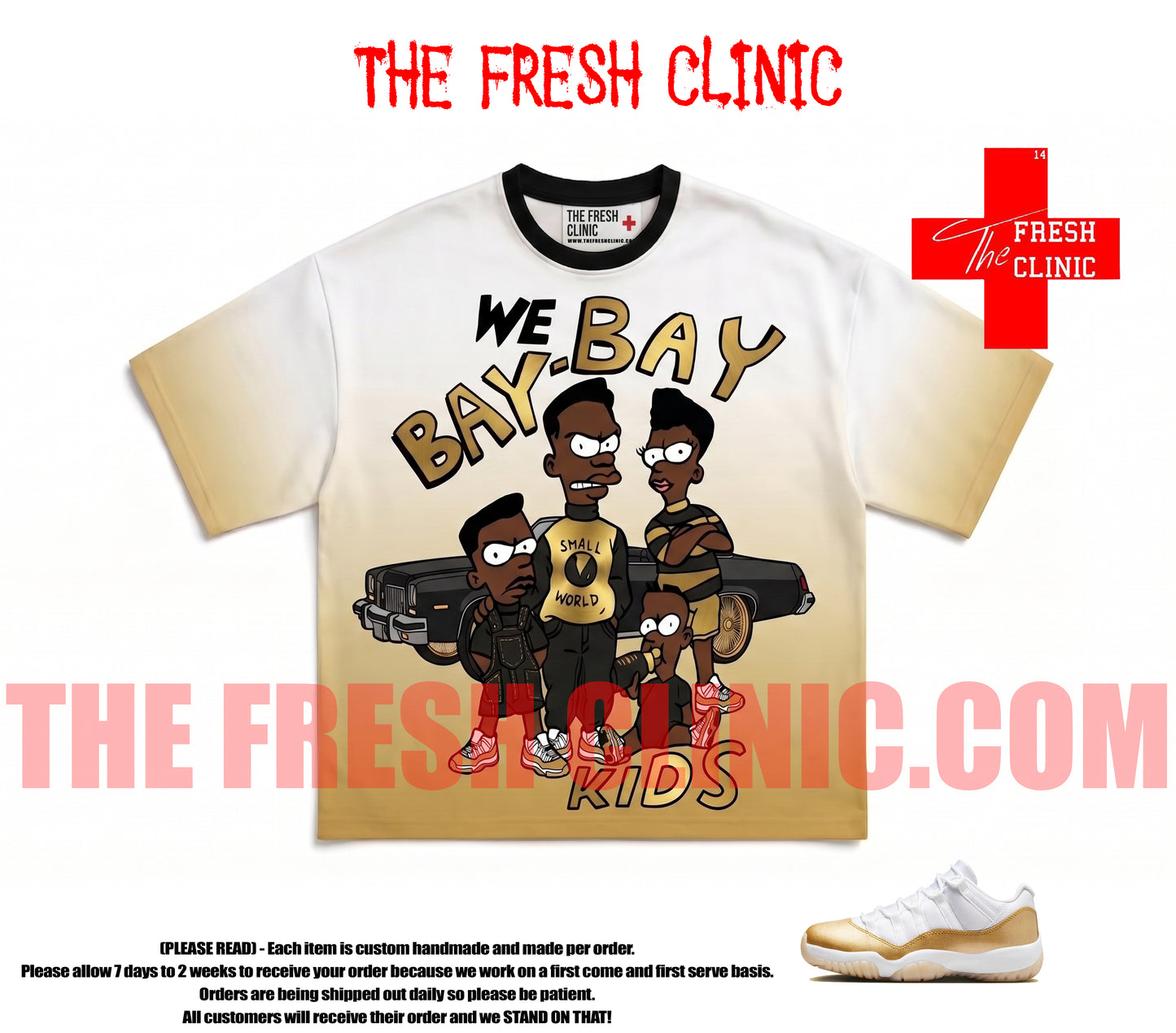 Jordan 11 Mother's Day (Bay Bay Kids) Custom Tee