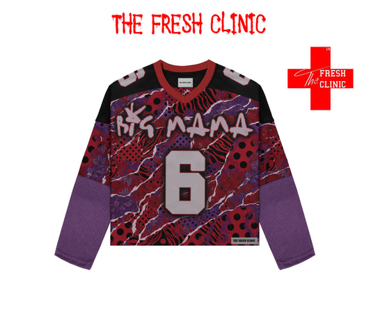 Big MAMA - Hockey Jersey - Purple/Red