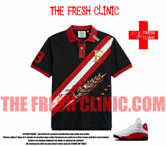 Jordan 13 Chicago (ROW TEAM) Custom POLO