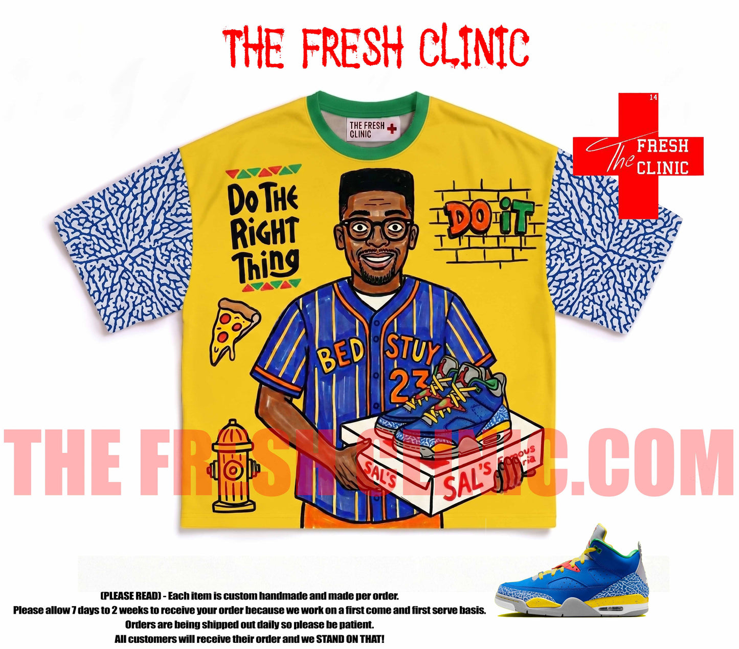 Jordan - son of mars- Do The Right thing - Mookie - Custom Tee (Copy)