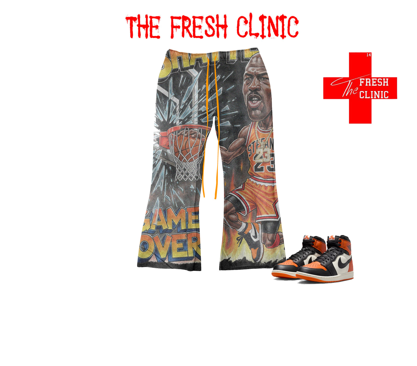 Jordan 1 Shattered Backboard - Game Over - Flared Sweatpants