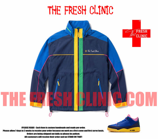 Jordan 3 Brazil Custom Windbreaker Jacket