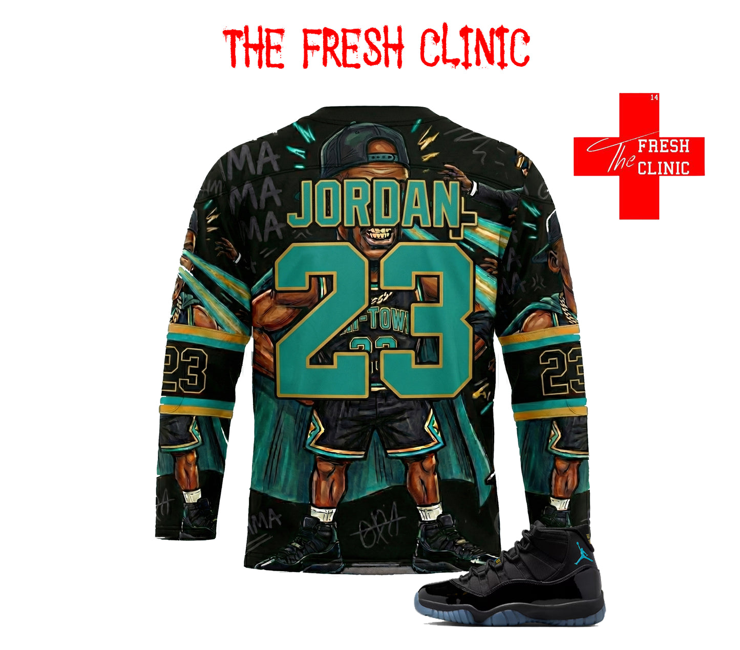JORDAN 11 - Gamma Lords- HOCKEY JERSEY