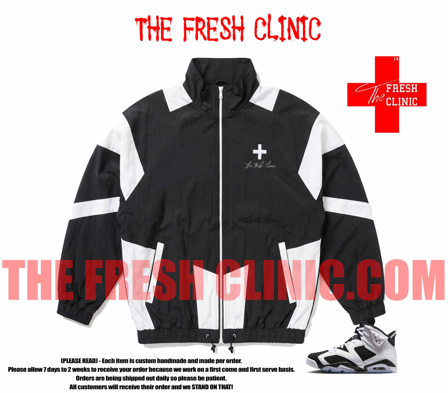 Jordan 6 Oreo - THE FRESH CLINIC - Windbreaker Jacket