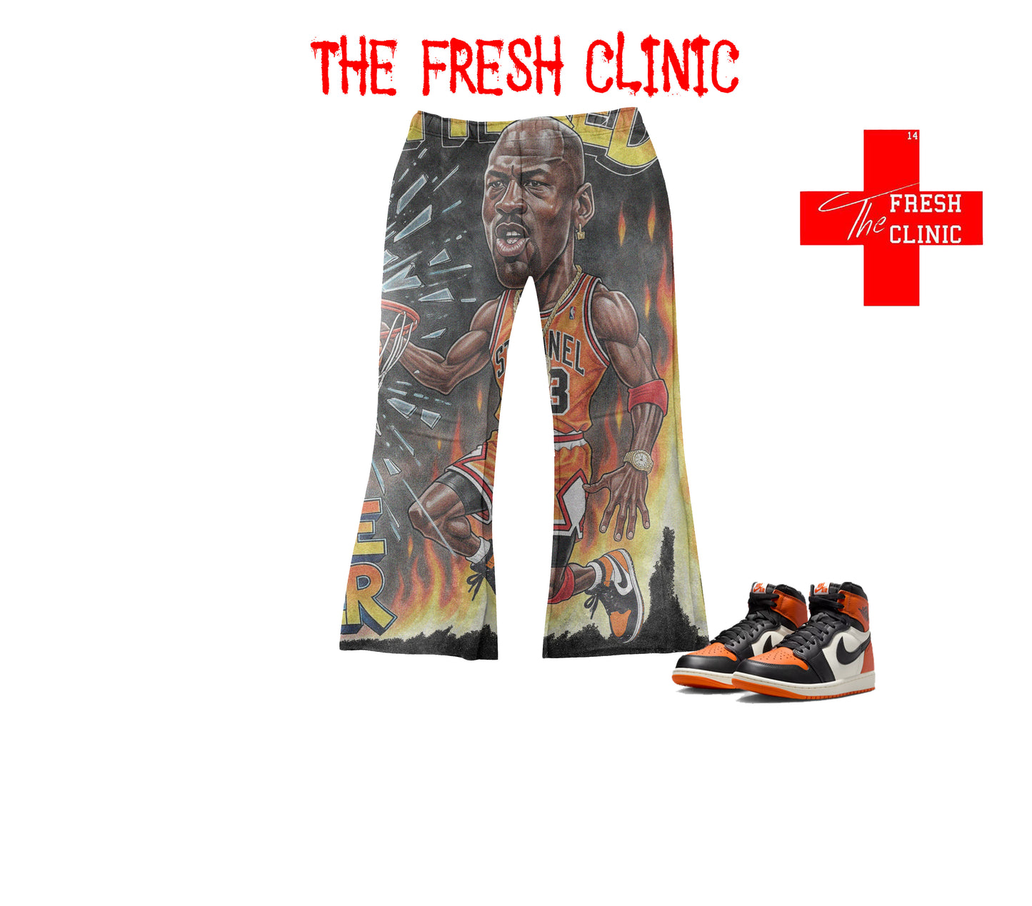 Jordan 1 Shattered Backboard - Game Over - Flared Sweatpants