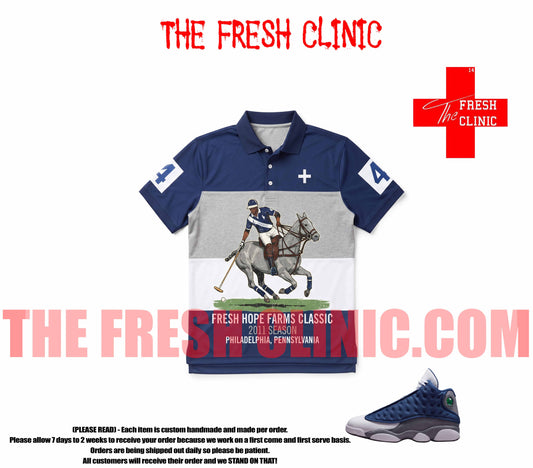 Jordan 13 Flint - Work To Ride - Custom Polo shirt