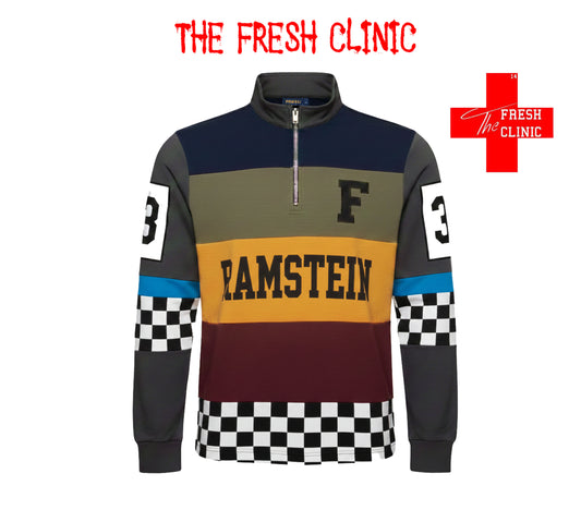 - RAMSTEIN - QUARTER ZIP - (YELLOW, GREY MAROON)