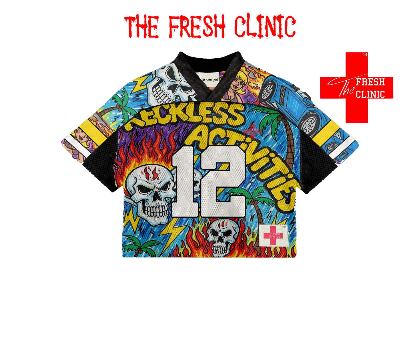 RECKLESS ACTIVITIES - Football Jersey & Flared Sweatpants