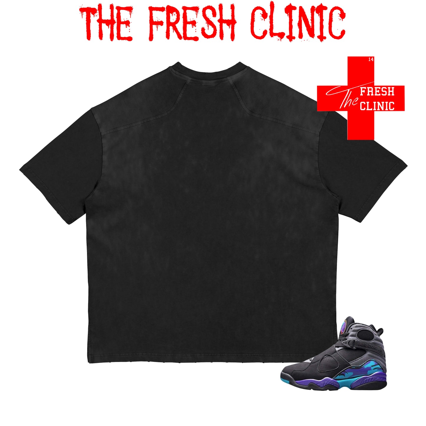 Jordan 4 Pizza - Mozzarella - Oversized Boxy Tee