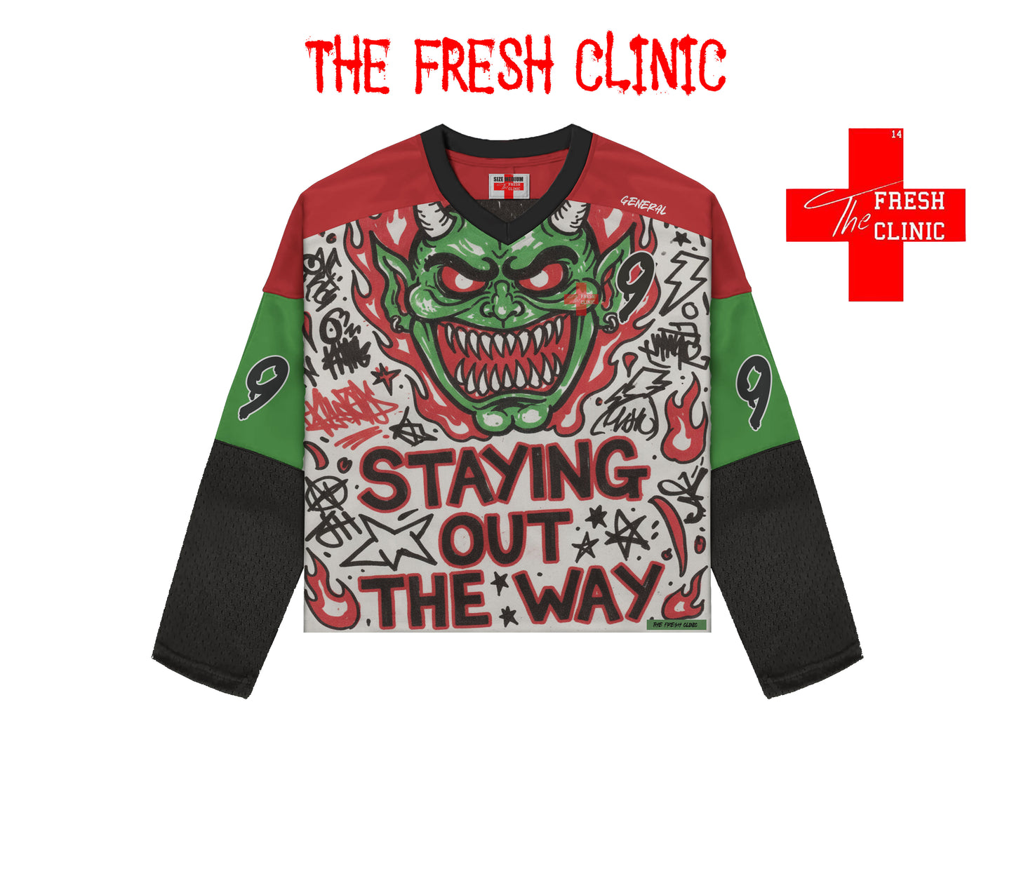 STAYING OUT THE WAY - HOCKEY JERSEY