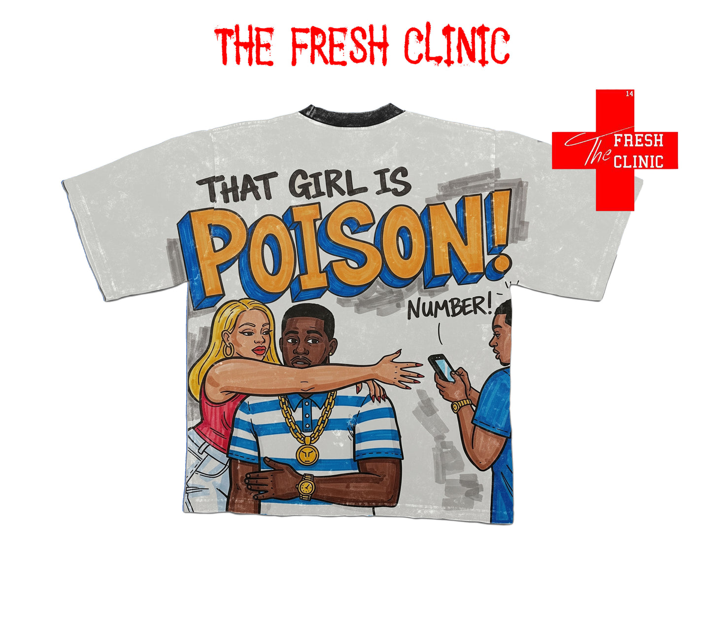 THAT GIRL IS POISON - Oversized Boxy Tee