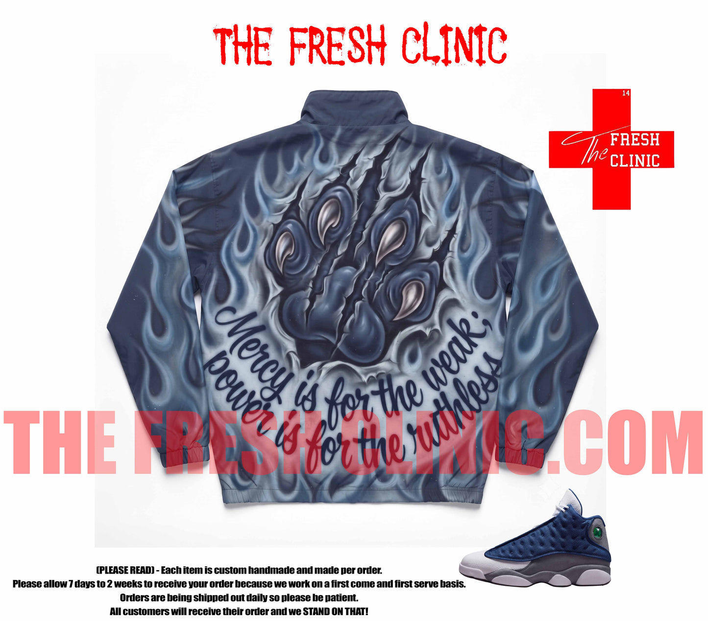 Jordan 13 Flint - Untamed Ambitions - Windbreaker Jacket