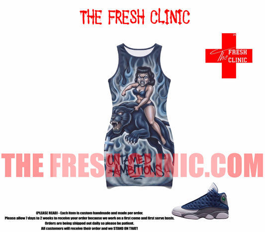 Jordan 13 Flint - Untamed Ambitions - Custom Dress