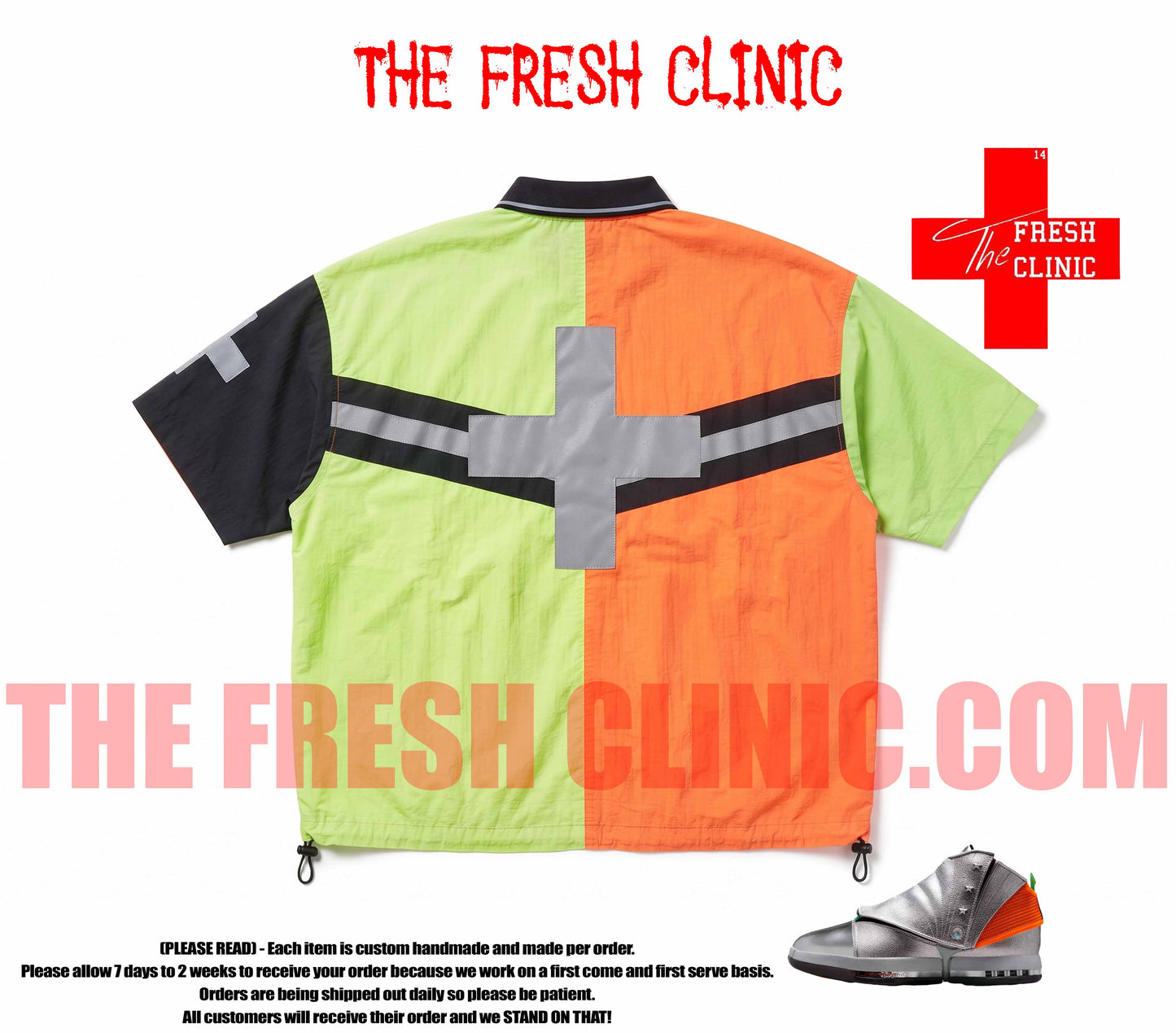 Jordan 16 - Free The Youth - TFC - boxy oversized polo windbreaker